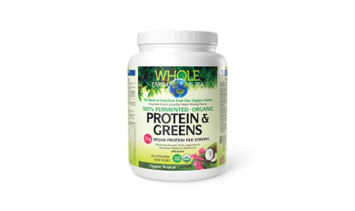 Organic 100% Fermented Protein & Greens - Tropical- Code#: VT4064