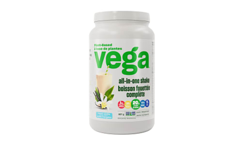 All-in-One Plant-Based Protein Powder - French Vanilla- Code#: VT506