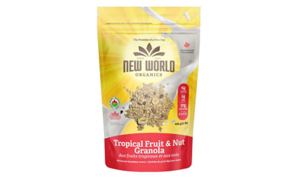 Organic Tropical Fruit Nut Granola