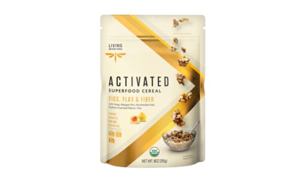 Organic Superfood Cereal - Figs, Flax & Fiber, w/Live Cultures