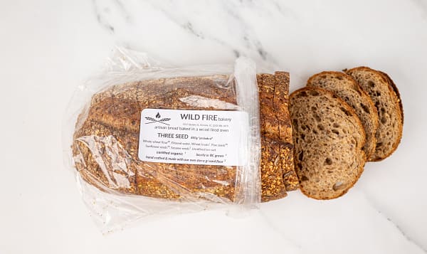 Organic Three Seed Bread SLICED