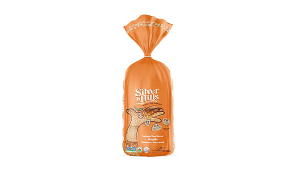 Organic Sesame Sunflower Bagels (Frozen)