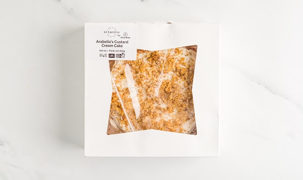 Arabella's Custard Cream Cake (Large) (Frozen)