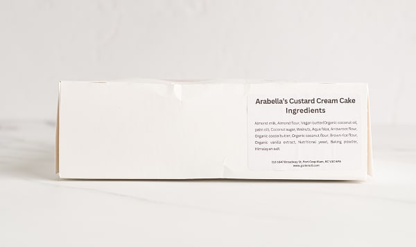 Arabella's Custard Cream Cake (Large) (Frozen)
