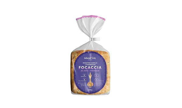 Focaccia Roasted Garlic & Parmesan Cheese