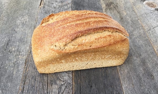 Organic Yeast-free Spelt Bread - Sliced