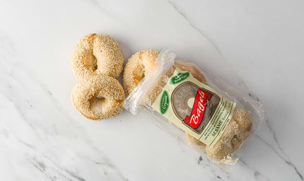 Organic Vegan Sesame Bagels, 6pk (Frozen)