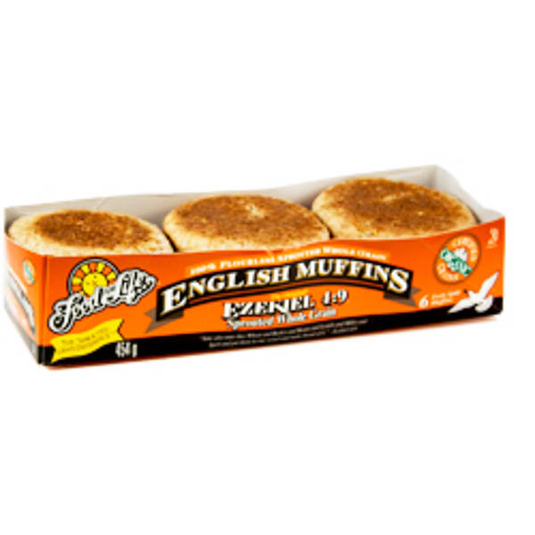 Organic Sprouted Whole Grain English Muffins (Frozen)