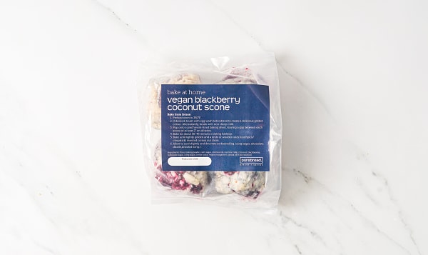 Vegan Blackberry Coconut Scones (Frozen)