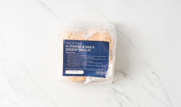 Four Cheese & Black Pepper Biscuit (Frozen)