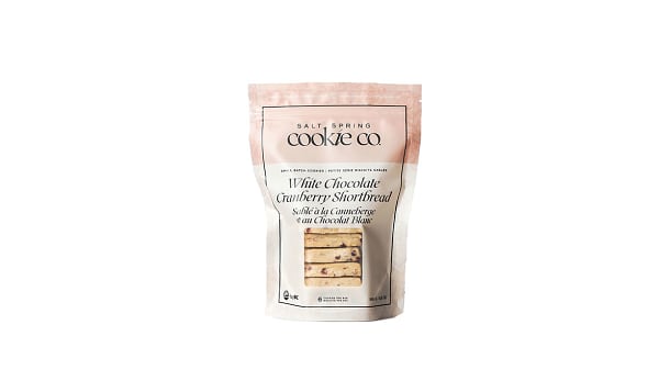 White Chocolate Cranberry Shortbread (Frozen)