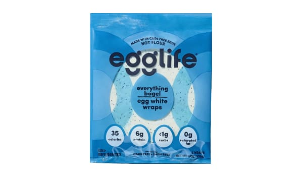 Everything Bagel Style - Egg White Wraps
