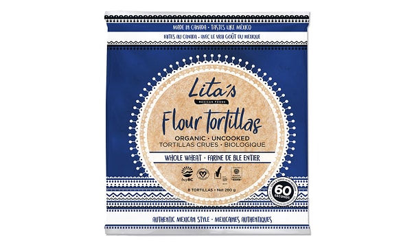 Organic Whole Wheat Flour Tortillas (Frozen)
