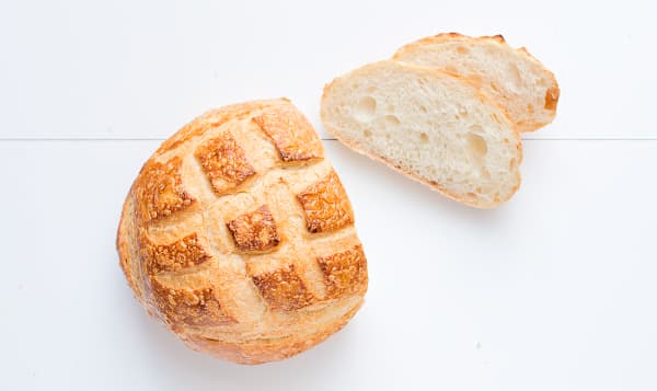 Sourdough Loaf, Round Unsliced - Yeast, Sugar & Fat Free
