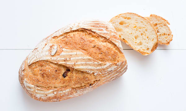 Cheese & Garlic Sourdough Unsliced - Yeast, Sugar & Fat Free