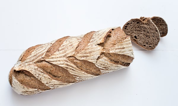 Dark German Rye Loaf Sliced - Yeast, Sugar & Fat Free