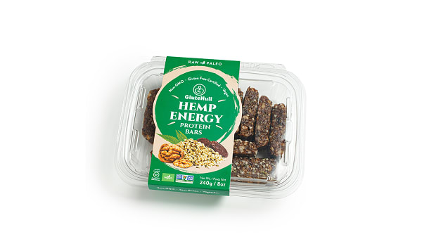 Raw Hemp Energy Protein Bars