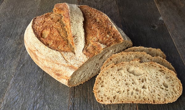Rye Sourdough Bread - Sliced