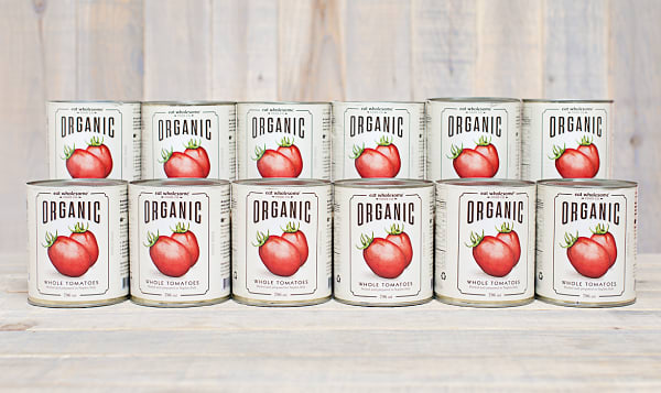 Organic Whole Tomatoes - CASE