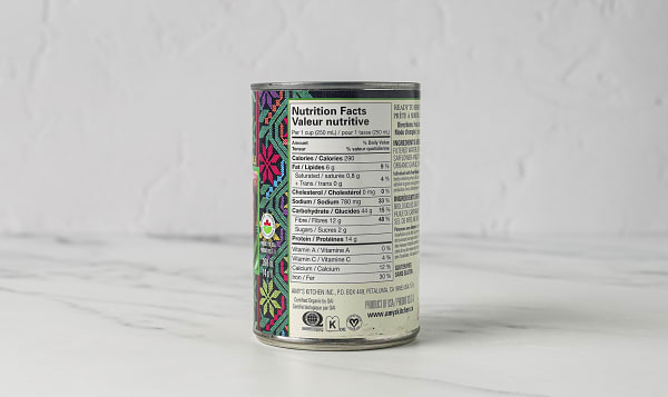 Organic Traditional Refried Beans - BPA Free