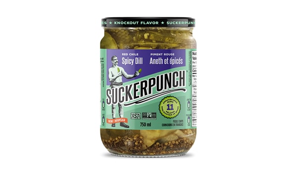 Red Chile Spicy Dill Pickle Chips