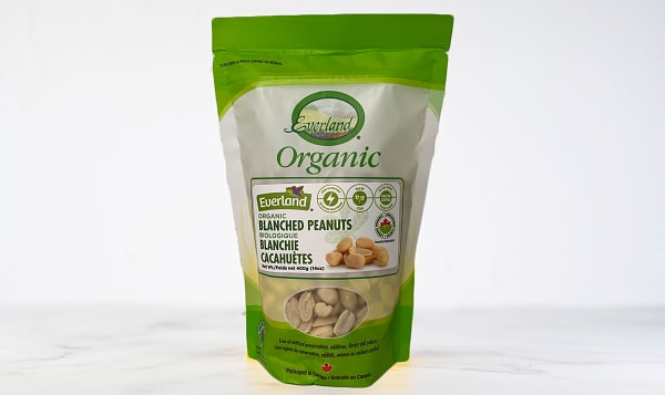 Organic Peanuts, Raw Blanched