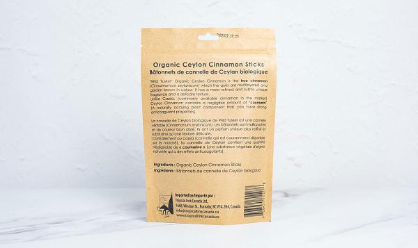 Organic Large Organic Ceylon Cinnamon - Sticks