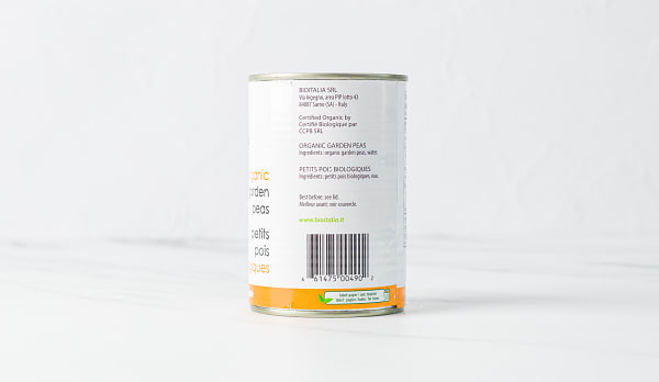 Organic Garden Peas