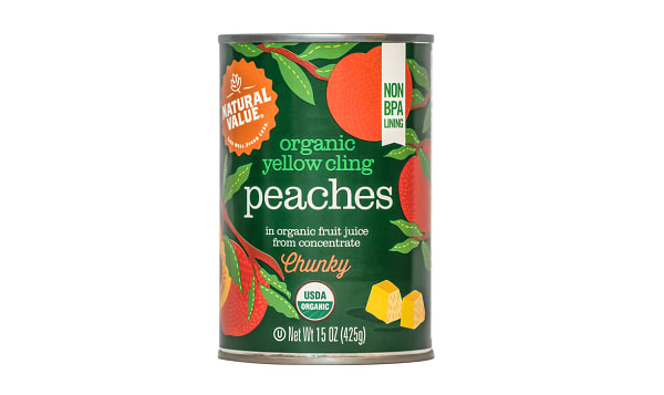 Organic Peaches - Chunky