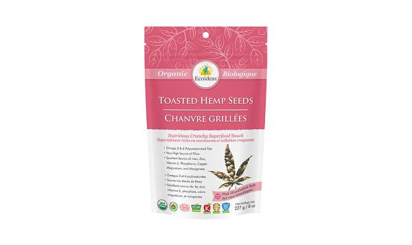 Organic Toasted Hemp Seeds - Himalayan Salt