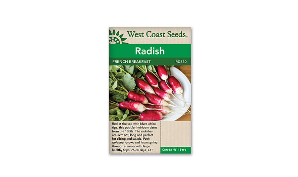  French Breakfast  Radish Seeds