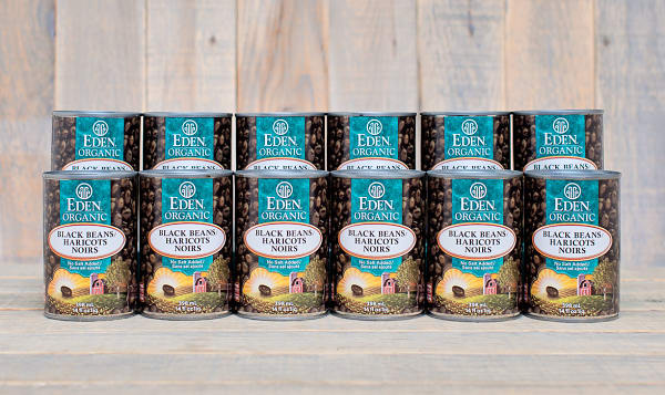 Organic Black Beans - BPA Free - CASE