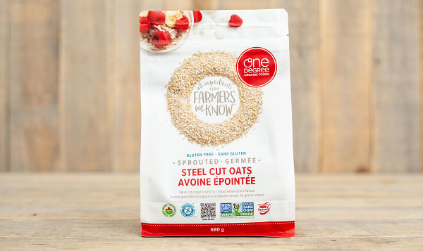 Organic Sprouted Steel Cut Oats