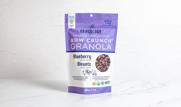 Organic Blueberry Raw Crunch Granola