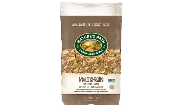 Organic Multigrain Oat Bran Flakes Eco-Pac