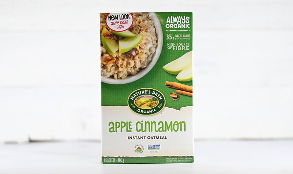 Organic Apple Cinnamon Instant Hot Oatmeal