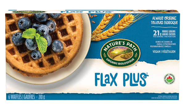 Organic Flax Plus Waffles (Frozen)
