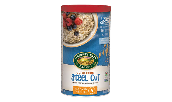 Organic Quick Cooking Steel Cut Oats (Irish Style)