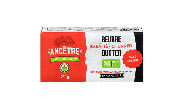 Organic Butter Salted 84% M.G (Frozen)