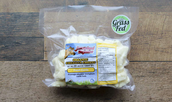 Organic Cheddar Cheese Curd