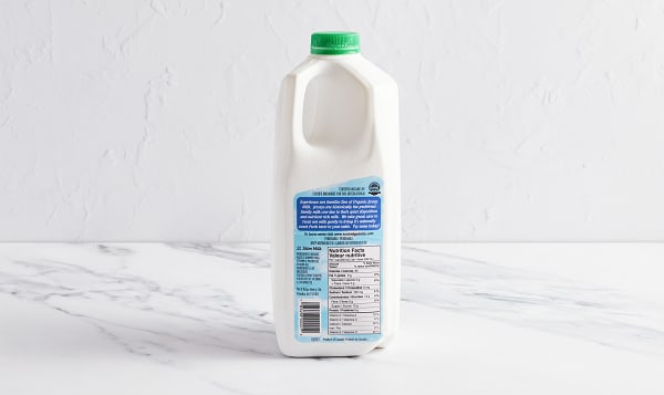 Organic Skim Jersey Cow Milk