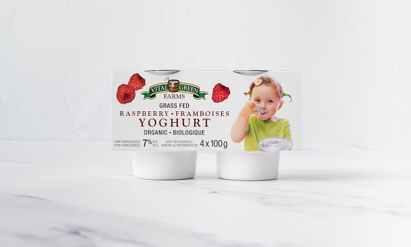 Organic Grass-Fed 7% Yogurt - Raspberry