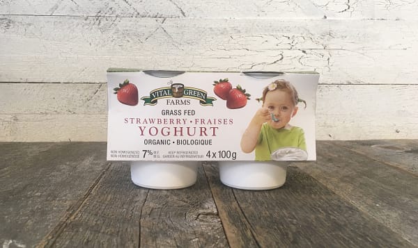 Organic Grass-Fed 7% Yogurt - Strawberry