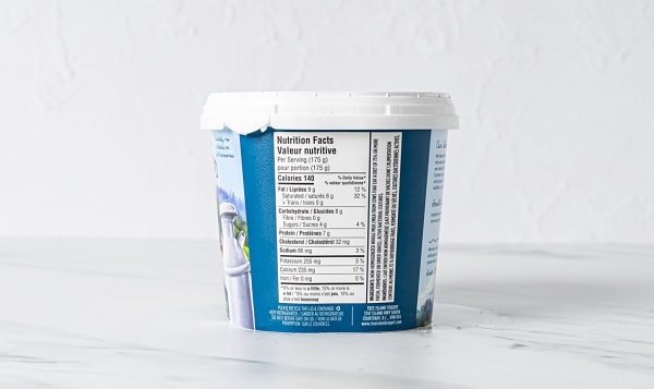 Natural Non-Homogenized, Grass Fed Greek Yogurt - 6.5% MF