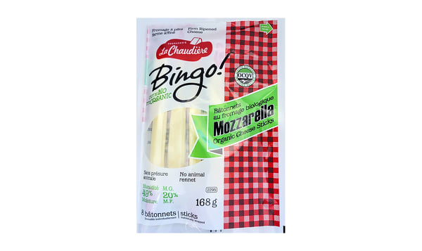 Organic Mozzarella Cheese Sticks