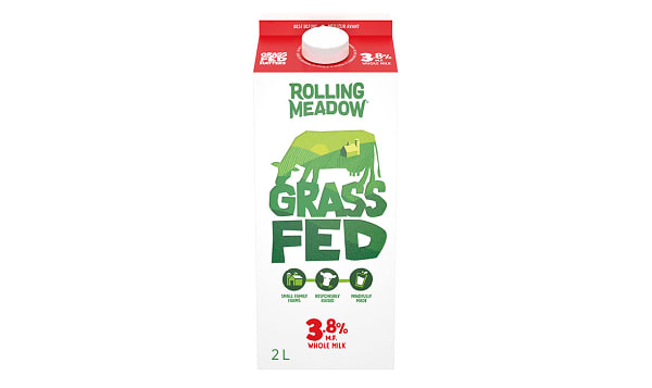 3.8%  Grass Fed Milk