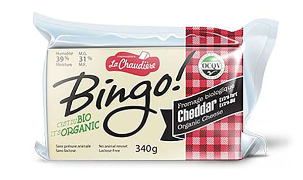 Organic Bingo! Cheddar Extra Old