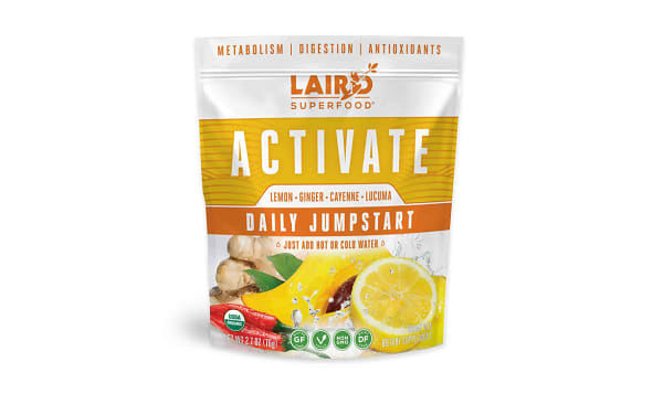 Organic ACTIVATE Daily Jumpstart - Lemon Ginger Cayenne