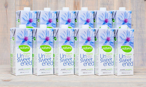 Organic Unsweetened Enriched Soy Beverage - CASE