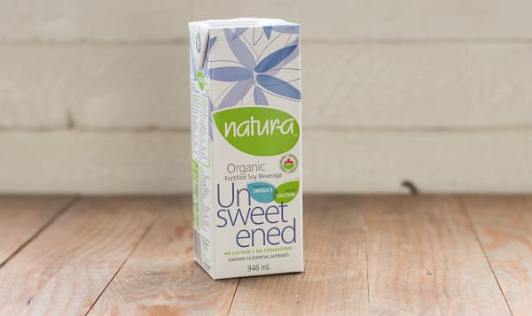 Organic Unsweetened Enriched Soy Beverage